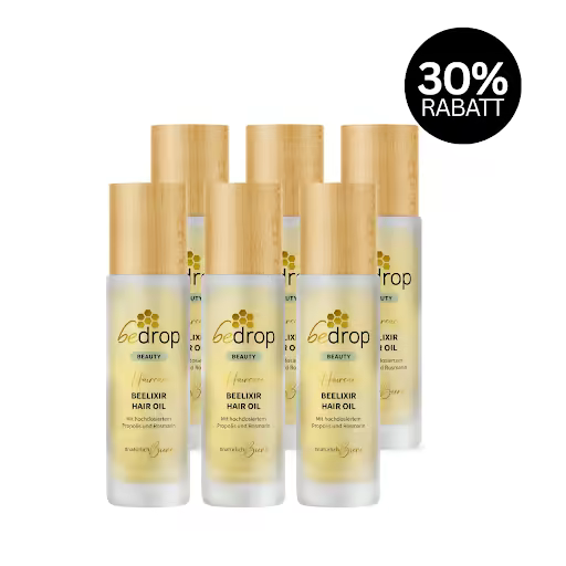 6× Beelixir Hair Oil Set
